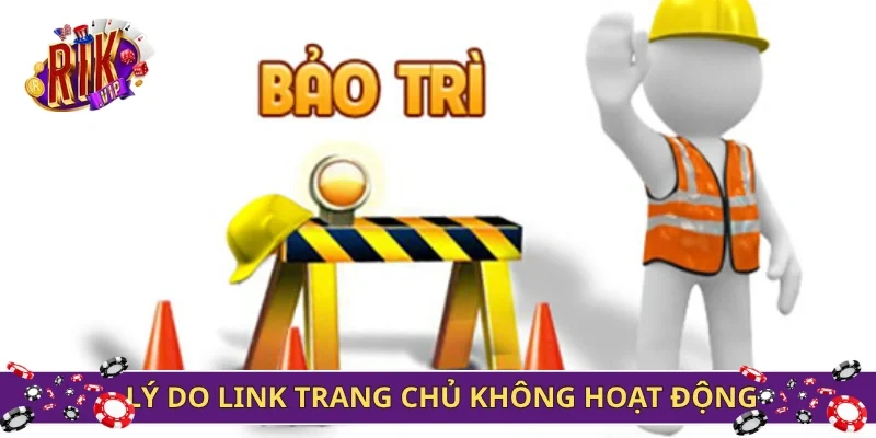 Lý do link trang chủ không hoạt động